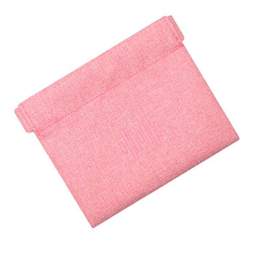 Image of Geekria NOVA Sports Earbuds Pouch, Fitness Earbuds Protective Case, In-Ear Headphones Travel Bag Compatible with Sony WI-SP500, BANG & OLUFSEN Beoplay E8, JVC HA-FX101BT (Pink)