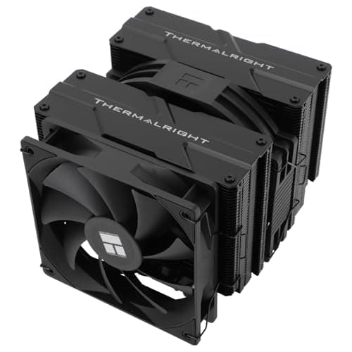Image of Thermalright Peerless Assassin 140 Black CPU Air Cooler, 6 Heat Pipes, Dual PWM Fans and Double Towers,158mm High CPU Cooling with Top Cover,for AM4/AM5,Intel LGA 1851/1700/1150/1151/1200
