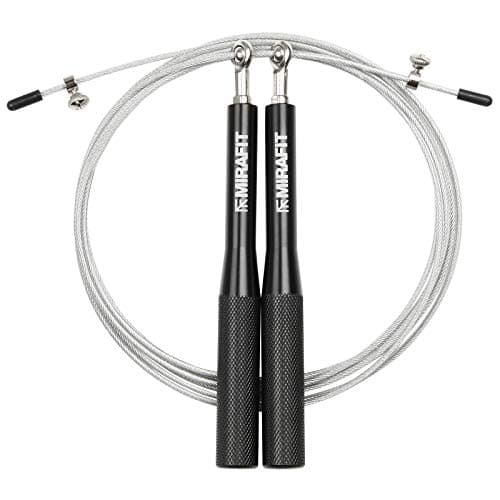 Image of Mirafit Adjustable 3m Ball Bearing Speed Skipping Rope - Aluminium Handles