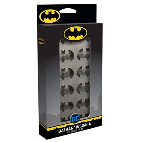 Image of ICUP DC Comicc' Batman Molded Rubber Ice Cube Tray, Grey 8.5 x 4.5 x .9