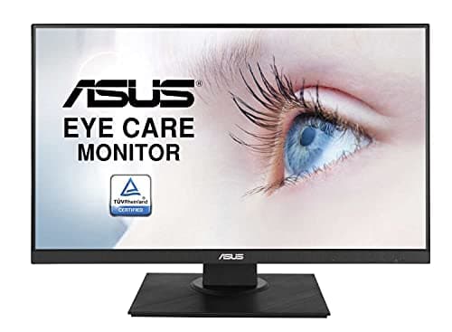 Image of ASUS VA24DQLB - LED monitor - 23.8" - 1920 x 1080 Full HD (1080p) - IPS - 250 cd/m² - 1000:1 - HDMI, VGA, DisplayPort - black