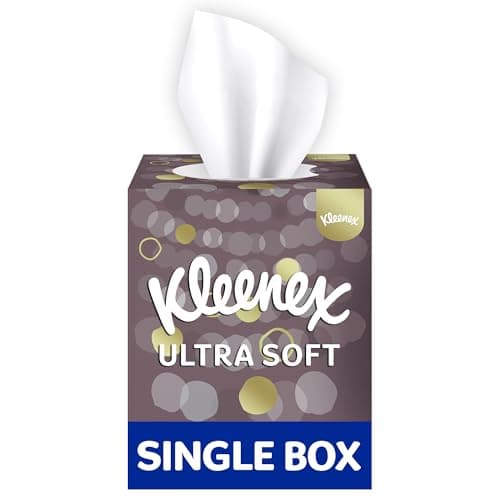 Image of Kleenex Ultra Soft Facial Tissues, Single Cube Box