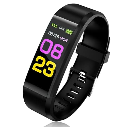 Image of Fitness Tracker Activity Tracker with Heart Rate Sleep Monitor Blood Oxygen Counter Pedometer Smart Watch with 14 Sports Mode Tracker Step IP67 Waterproof Activity Trackers for Kids Women Men