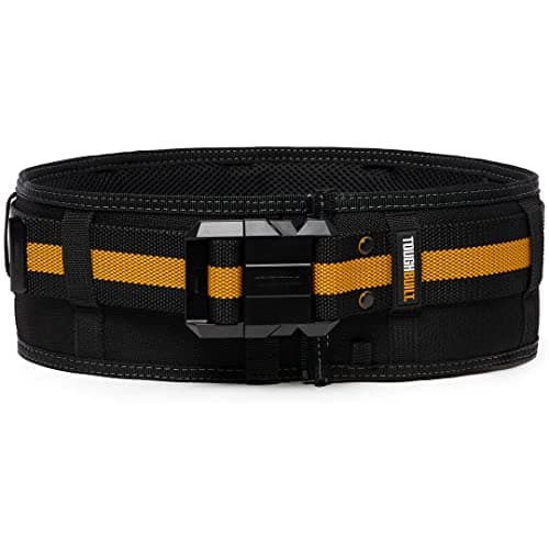 Image of ToughBuilt - Padded Belt Heavy Duty Buckle/Back Support - Zip-Off Padding Extension, Customizable Belt Length, Comfortable Padding, Compatible with All ClipTech Pouches - (TB-CT-41P-UK)