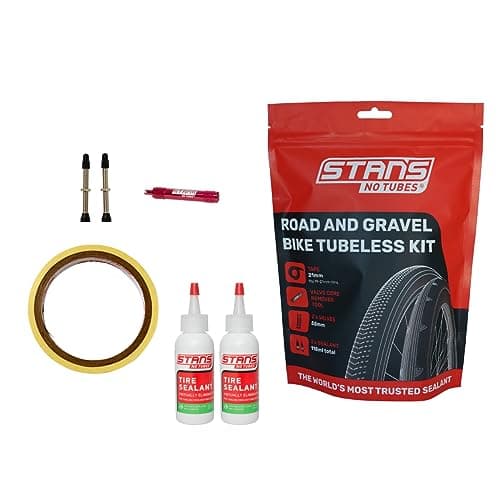 Image of Stan's NoTubes Unisex - Adult Road & Gravel Tubeless Kit, Black, One Size