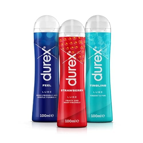 Image of Durex Lubes, Bundle of Warming, Tingling and Feel lubricants, 3 x 100 ml