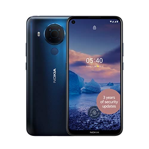 Image of Nokia 5.4 4G 6.39" Smartphone Dual SIM 4GB RAM 64GB Unlocked - Polar Night A