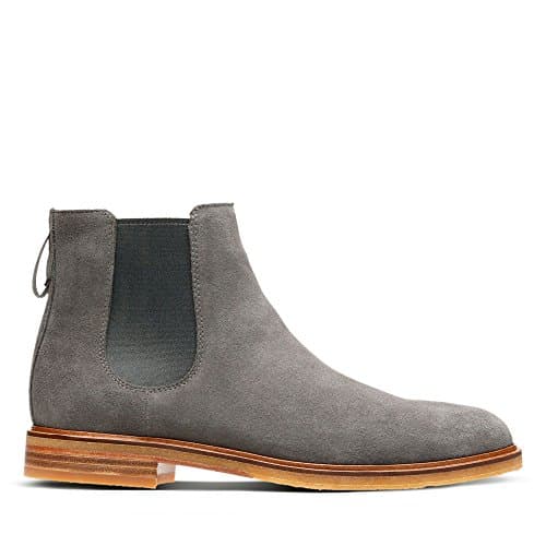 Image of Clarks Clarkdale Gobi, Men's Chelsea Boots, Grey (Grey Suede -), 8 UK (42 EU)