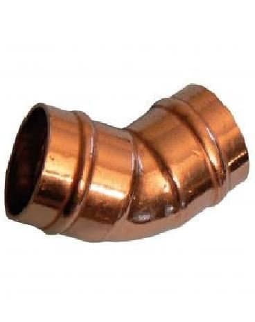 Image of 15mm Solder Ring 45 Degree Elbow - Bag of 10