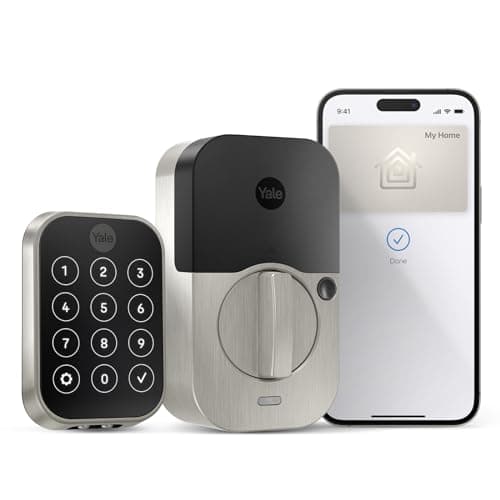 Image of Yale YRD450-N-WF1-619 Assure Lock 2 Plus with Wi-Fi Apple Home Keys Smart, Satin Nickel