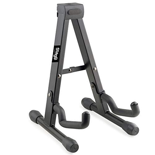 Image of Stagg SUVM-A100BK Foldable A Stand for Ukuleles, Mandolins and Violins - Black