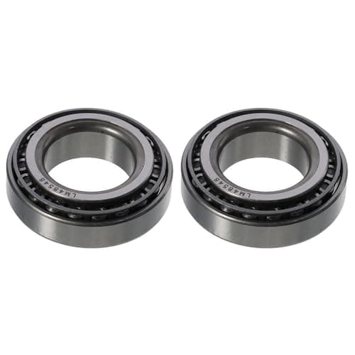Image of Fudeshe Wheel Tapered Bearings 2pcs Tapered Roller Bearing,Durable Chrome Steel Cone and Cup Set(LM48548/LM48510)