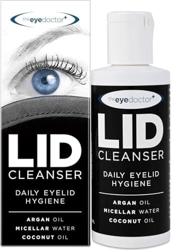 Image of The Eye Doctor Lid Cleanser – Eyelid Cleanser to remove debris and make up from eyelids – Suitable for sensitive eyes – Contains Argan Oil Coconut Oil and Micellar Water 100ml