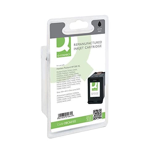 Image of Q-Connect HP 300XL Remanufactured Black Inkjet Cartridge High Yield