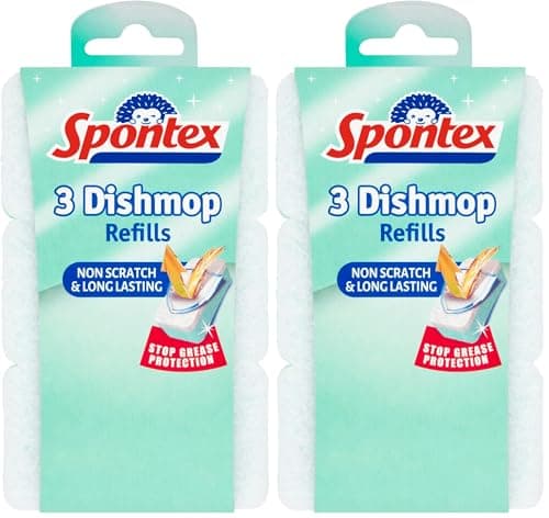 Image of Spontex Dishmop Non Scratch Refills, Pack of 6