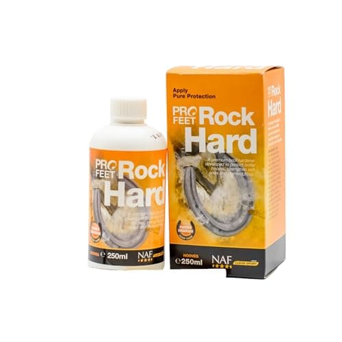 Image of NAF Profeet Rock Hard 250ml – Hoof Hardener for Horses – Strengthens Soft or Crumbling Hooves – Antibacterial Formula for Hoof Wall & Sole Health