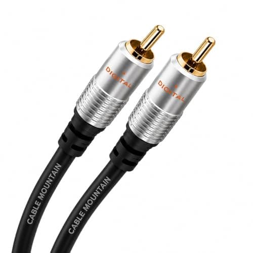 Image of Cable Mountain 5m Gold Plated Single RG59 Coaxial Phono Cable for SPDIF/Digital Audio and Composite Video