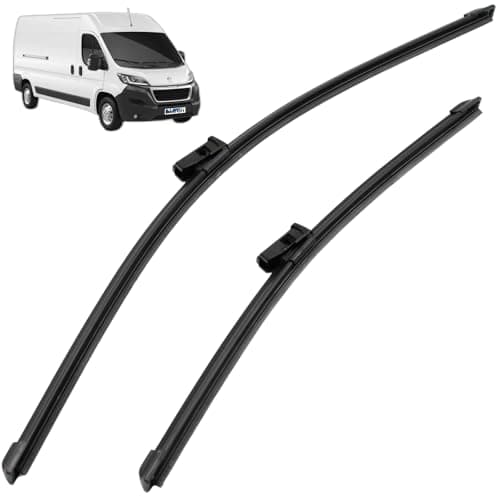 Image of BIAREN Front Windscreen Wiper Blade For Peugeot Boxer Citroen Relay Fiat Ducato (2006 Onwards) - 26" & 22" (650mm/550mm) - 55179957 6426PW - 2 pcs