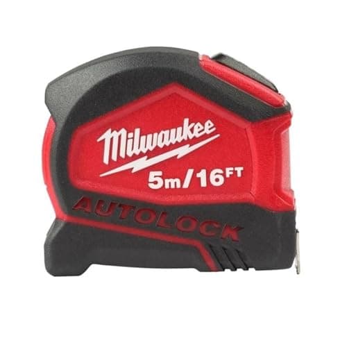 Image of Milwaukee Autolock Tape Measure 5m/16ft (Width 25mm) (932464665)