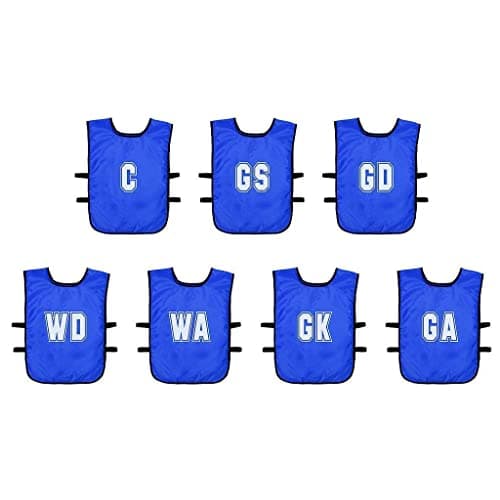 Image of (Pack of 7) Mesh Netball Training Bibs (Infants, Kids)