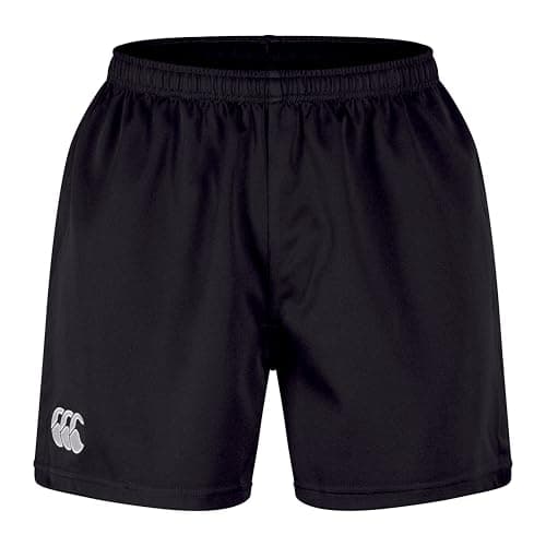 Image of Canterbury Men's Professional 2.0 Shorts | Rugby Shorts | CCC Logo Gym Shorts, Black, XL