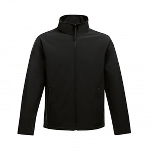 Image of Regatta Mens Ablaze Printable Softshell Jacket (XL) (Black/Black)