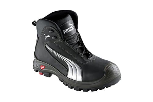 Image of Puma Safety Unisex Adults' Cascades Mid S3 HRO SRC, Puma Safety Shoes Black Size: 9 UK (43 EU) - EN safety certified