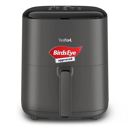 Image of Tefal Easy Fry Max Air Fryer, 5 L Capacity, 6 portions, Healthy frying, Saves Time and Energy, Digital Control Panel, 10 Auto Cooking Programs, Coal Grey - EY245H40