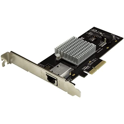 Image of StarTech.com 1 Port 10G PCIe Network Card - 10GBase-T / NBASE-T - RJ45 Port - Intel X550 Chipset - Ethernet Card - Network Adapter - Intel NIC Card (ST10000SPEXI)