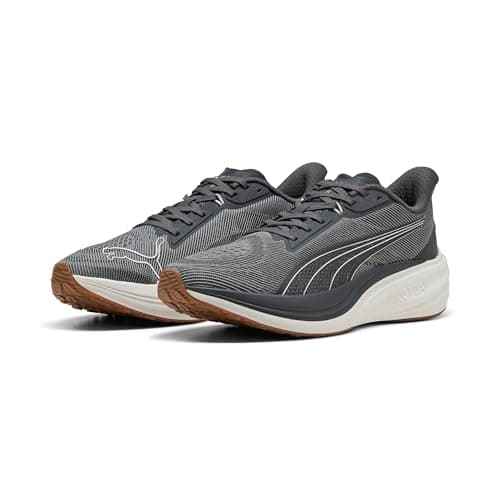 Image of PUMA Darter Pro Road Running Shoe Unisex, Gray Echo-Warm White, 7