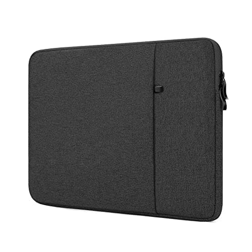 Image of ProElife 12-Inch Laptop Tablet Sleeve Case for 2025-2014 Surface Pro 4/5/6/7/7+/8/9/10/12, MacBook Neo 13'' A18 Pro (2026), Surface Laptop Go 1/2/3, iPad Pro 12.9'' M2 Water-resistant Bag (Black)