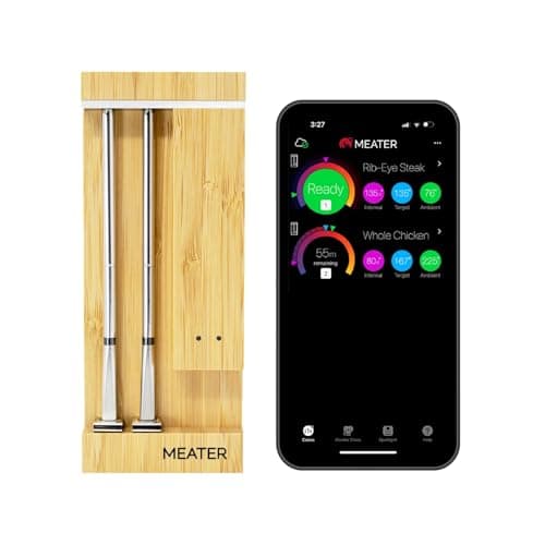 Image of MEATER Pro Duo: WiFi Smart Meat Thermometer | 550°C High Heat Resistance | Long Range | Dual Probes | Six Sensors | BBQ, Oven, Grill, Smoker, Air Fryer, Deep Fryer | iOS & Android App