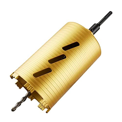 Image of KATSU Diamond Core Drill Bit Φ 127 x 180mm with SDS Adapter and Pilot Drill for Dry Drilling, Masonry Concrete Wall Hole Saw 1417914