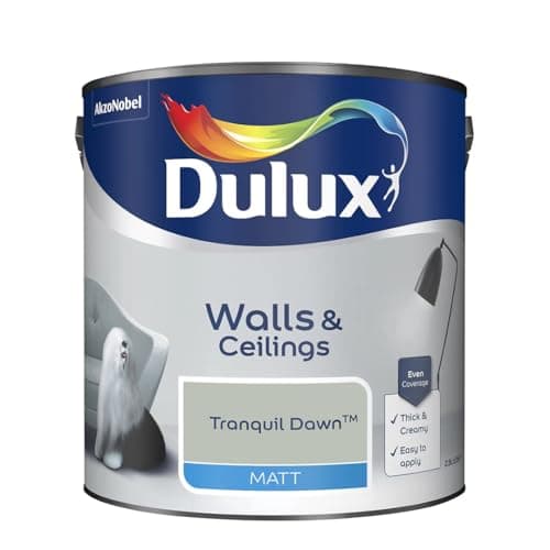 Image of Tranquil Dawn Walls & Ceilings Matt Emulsion Paint 2.5L – Smooth Creamy Finish, Quick Dry, Low VOC, Easy Application for Interior Walls & Ceilings