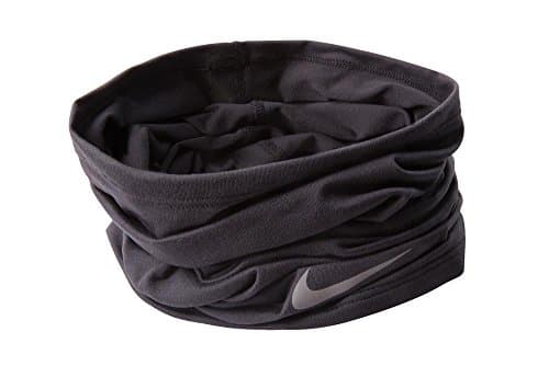 Image of NIKE Dri-Fit Wrap Scarf Black/Silver One Size