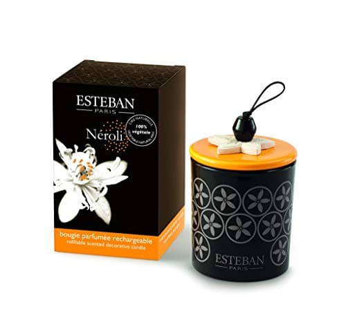 Image of Esteban Paris - Rechargeable Scented Decorative Candle Neroli 170g with Ceramic Stopper Scented Candle NER-024