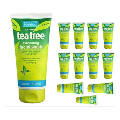 Image of Beauty Formulas Australian Tea Tree Exfoliating Facial Wash, 150ml, Pack of 12