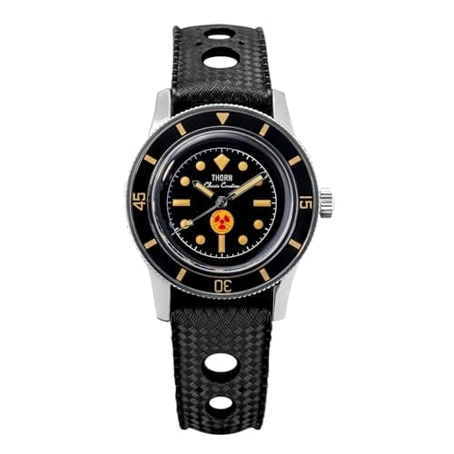 Image of TACTICAL FROG Thorn Titanium Case PT5000 Movement Sapphire Luminous 38mm Automatic Mechanical Diver Watches 20ATM Waterproof, T009, PT5000