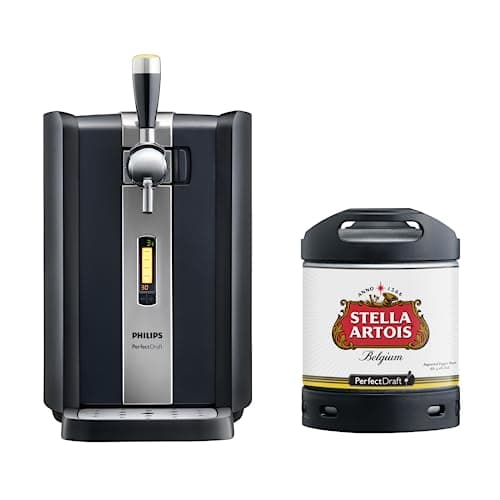 Image of PerfectDraft beer bundle with Stella Artois 6L keg, Philips home dispenser.