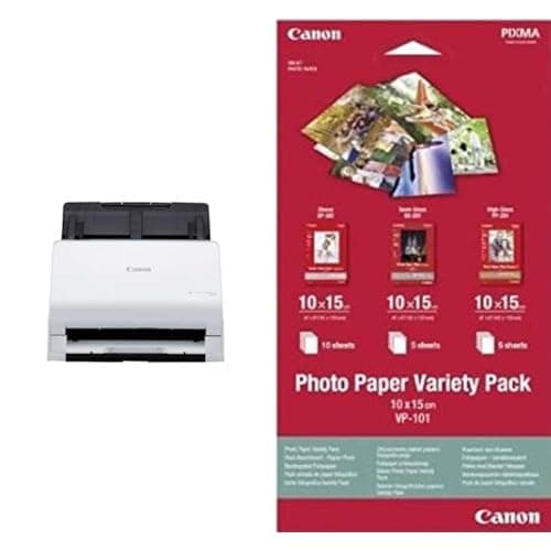 Image of Canon imageFORMULA R30 Document Scanner | Double-sided Scanning with USB for Home & Office | 60 Sheet Feeder | Easy Driverless Setup with Built-in Canon CaptureOnTouch Lite Software | Supports OCR