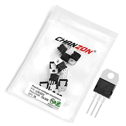 Image of Chanzon L7812CV TO-220 Three Terminal Positive Voltage Regulator Transistor, Linear Integrated Circuit Device (Pack of 10pcs)