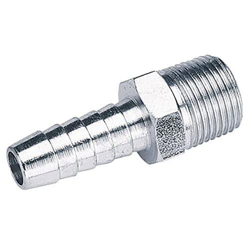 Image of Draper 25861 PCL Male Screw Tailpiece, 3/8" Taper, 3/8" Bore, Blue, Pack of 3
