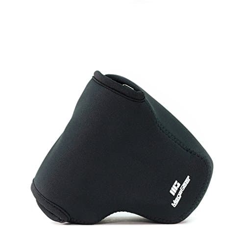 Image of MegaGear MG1070 Ultra Light Neoprene Camera Case compatible with Olympus OM-D E-M1 Mark III, E-M1 Mark II (12-40mm) - Black