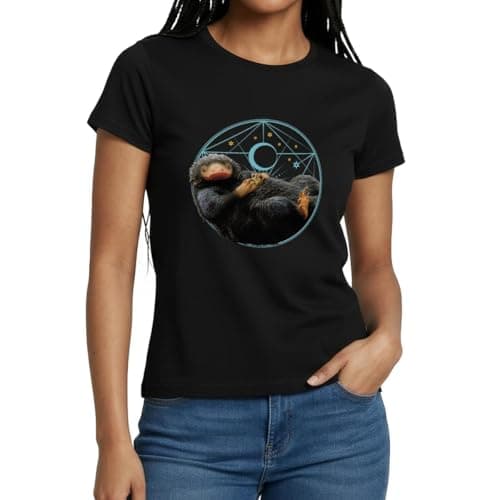 Image of Spreadshirt Fantastic Beasts Niffler Firmament Women's T-Shirt, L, Black