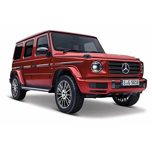Image of Maisto 2019 MERCEDEZ BENZ G-CLASS AMG SUV Classic Super Car – 1:24 Scale – Incredibly Detailed Die-Cast Replica Collectible Model Vehicle, Red