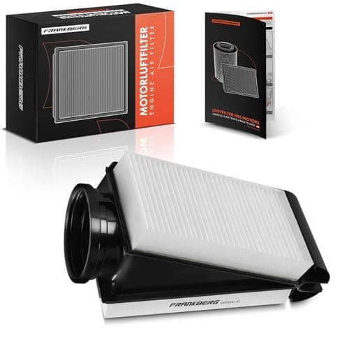Image of Frankberg Engine Air Filters with Filters insert Compatible with C-Class W205 C200-C300 2014-2018 C-Class Coupe C205-C250 2015-2018 GLC X253 220 250 2015-2019 Replace# A6510940404