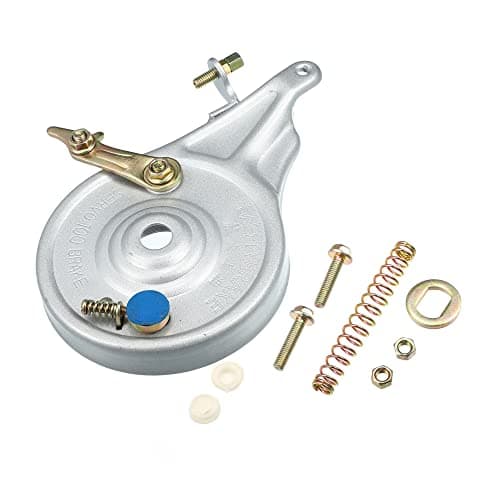 Image of A ABSOPRO Rear Wheel Brake Drum for Electric Bike 14mm Brake Drum Silver Tone