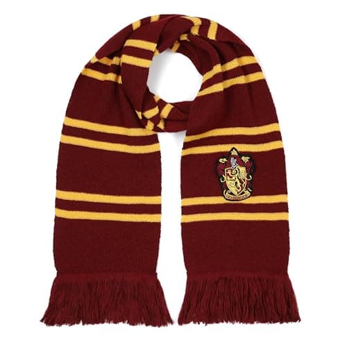 Image of Harry Potter Official Gryffindor Scarf - Accessory for Women, Men and Children - Hogwarts Gift and Costume Accessory One Size