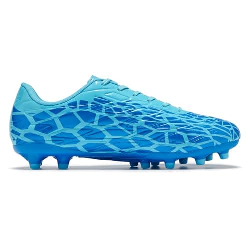 Image of LEOCI Mens Football Boots Womens Rugby ShoesTrainers Artificial Firm Ground Outdoor Comfort Soccer Cleats