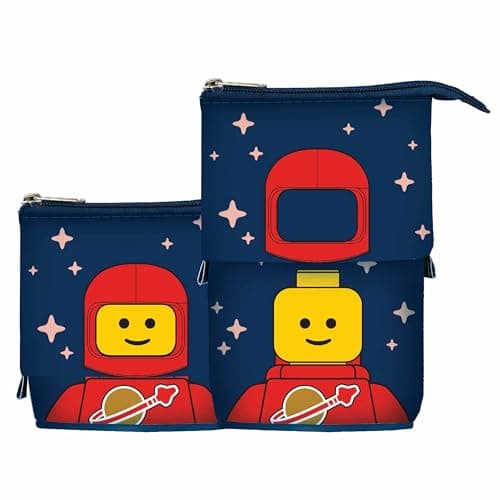 Image of IQ LEGO Minifigures Pop Up Pencil Case - Red Spaceman (53434)